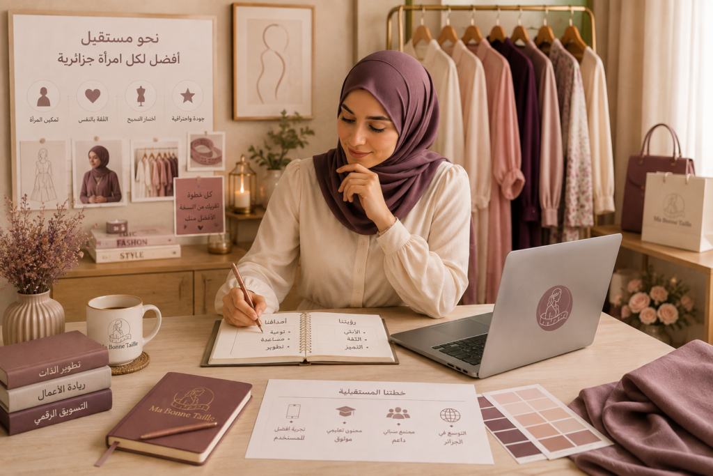 مسيرة Ma Bonne Taille ورؤيتها لمساعدة النساء الجزائريات على اختيار المقاس المناسب